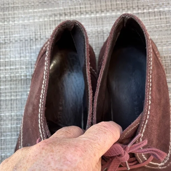 John Varvatos Dark Brown Chukka Boots - Picture 5 of 11